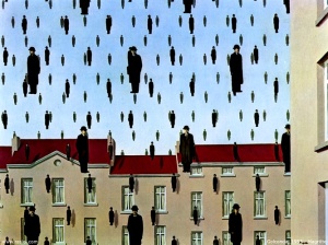 Rene+Magritte+-+Golconda+